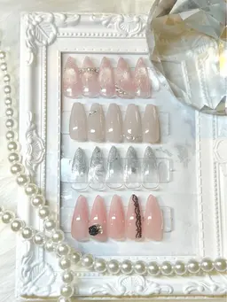 シンプルトレンド・ワンホン・韓国ネイル🌷⋆˚ʚɞ