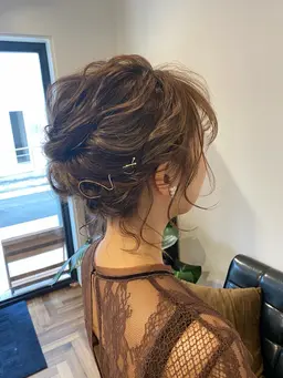 前髪カット＋お出かけヘアアレンジ