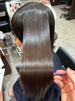 顧客様 12月限定 艶髪縮毛矯正 プレミアムアイロンストレート