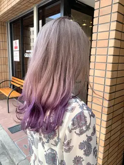 グラデーションカラー＋トリートメント