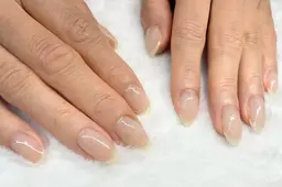 【ハンド】クリアネイル☆爪育☆就活にも☆ケア込み