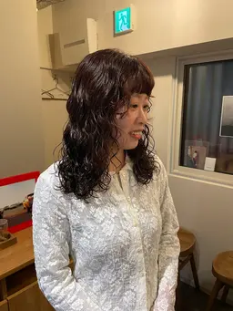 〈ケアしたい方に🩵〉カット＋ケアパーマ＋髪質改善トリートメント