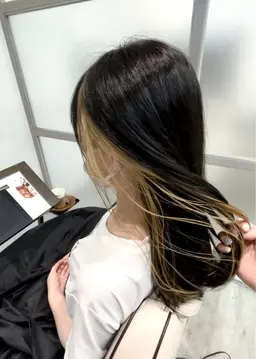 カット+インナーブリーチ+カラー+Aujuaトリートメント