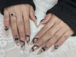 すら​〜​りっ長さだし10本➕長さだし10本アート🎨¥13000