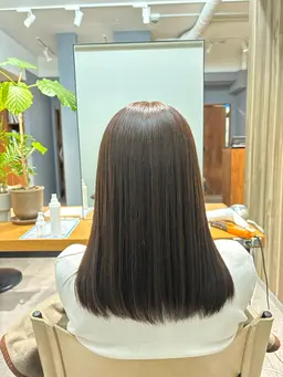 u24/レディース👧🏻‎/髪質改善縮毛矯正＋カット＋次回90%offクーポン✨️⚠️詳細確認お願いします！