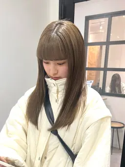 オイルカラー+内部補修トリートメント