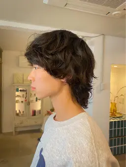 😎セットが簡単😎メンズカット+シャドーパーマ