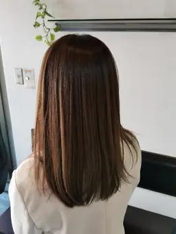 パヤ毛解消！！…コテ巻きできます！【📍朝ラクコース📍】トリートメント型髪質改善ストレート(縮毛矯正)+カット