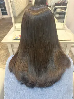 【平日限定☆人気No.3♪】カット+カラー+髪質改善トリートメント