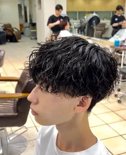 ✂︎【12月特別価格ツイストスパイラルパーマ】メンズカット＋なんでもパーマ＋スタイリング　フェードカット不可