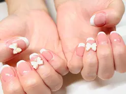 お上品派には絶賛【ハンド】フレンチネイル