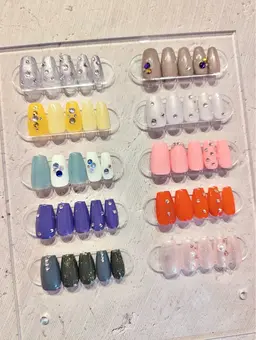 ハンドシンプルデザイン　【フィルイン/シンプルデザイン/オフィスネイル】