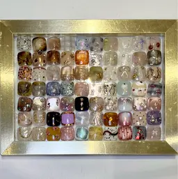 【オフ無し】フットアート２本+/ワンカラー/マグネット/フラッシュ/フィルイン