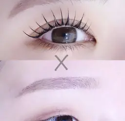 【🌟平日限定🌟】まつげパーマ✖️美眉デザイン×Wax脱毛🩵￥7700