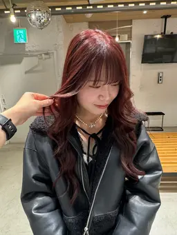 ~赤系ﾜﾝｶﾗｰ~ 高発色カラー剤使用