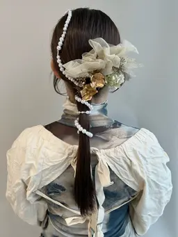 【 卒業式 成人式 】華やかヘアセット👘🤍(特殊なセットの場合別途1,100)