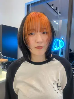 《インナーカラー🌈》全体カラー➕ケアブリーチインナーカラー