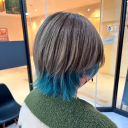 【ショートヘア、メンズ限定】💛🌈カラー＋高保湿シルクトリートメント🌈💛