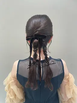 🐕‍🦺結婚式やパーティーにおすすめ🐕‍🦺お呼ばれヘアセット早朝対応🙆🏻