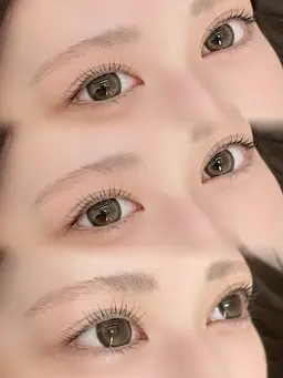 無料まつ毛パーマモデル