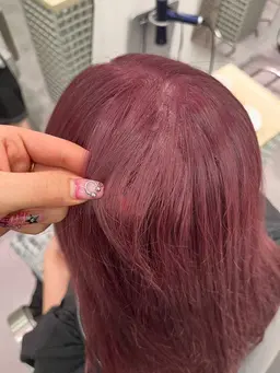 🧡暖色カラー+内部補修トリートメント🧡