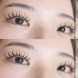 練習モデル🌸アンドヘルシー　マツエク＋パーマ　フラットラッシュ100本