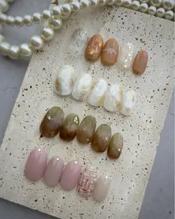 【ご新規様オフ無料】ハンド🤲お値打ち❣️季節の定額コース (ちょこっとアート)カラー変更okです！