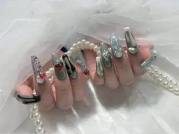 【アートやり放題&パーツつけ放題&長さだし】全部やり放題※オフなし