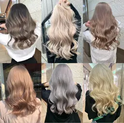 ミニモ限定✨【人気No2ハイトーンクーポン】カット＋ホワイトブリーチダブルカラー➕フルカラー➕¥9900