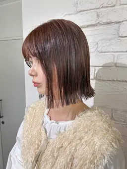 U25歳以下女性限定ボブカット（3cm以上カット）+高濃度ケラチントリートメント（通常価9000円)