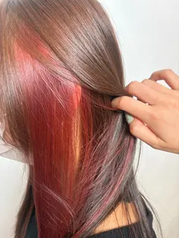 🌙【月・火限定】リタッチ＋イヤリングカラー✨（ブリーチ別）