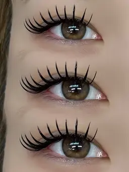 【ご新規様オフ無料🎀】フラットラッシュ🥀𓈒𓏸付け放題【美容液コーティング込み】束感仕上げ🍒◎口コミ特典あり🎁