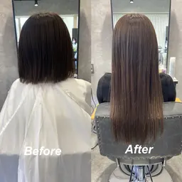 🫧 カット+プルエクステ【プラチナ毛質(42cm)】100本🫧