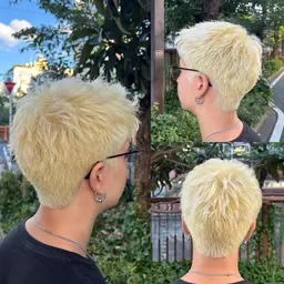 【Men's】限定ダブルカラー（一回ブリーチ込み）