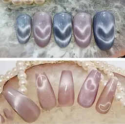 超人気！ハートマグネットワンカラー＋韓国ワンホンパーツ付け放題（ケア、厚出し込み）新規自爪オフ無料