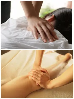 全身もみほぐし＋オイルフット（70分） ¥5,500