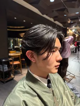 メンズカットレッスンモデル