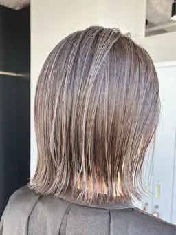 カット+髪質改善酸性ストレート✨