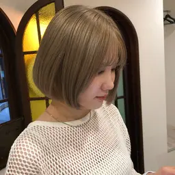 毎日のお手入れが楽⭕️自然な前髪縮毛矯正＋前髪カット✂️