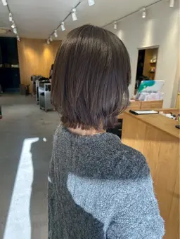 ショートカット➕ワンカラー⭐️(3センチ以上カット可能な方)