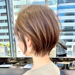 【小顔ショートになりたい方限定】カット➕白髪染め(根元のみ)