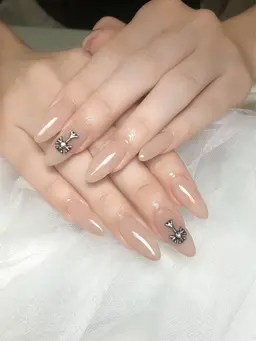 🎀チップ10本長さだし　💝ワンカラーorラメネイル（2色まで選べる）🌸定額パーツ2個プレゼント