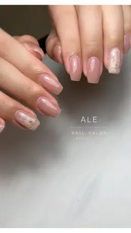 [オフ込み]シンプル２本アート、１０本中２本のアートになります