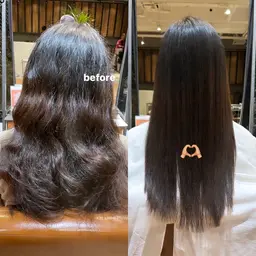 【👏👏👏癖や広がりが気になる方必見👏👏👏】カット+縮毛矯正+3種から選べるトリートメント🐕