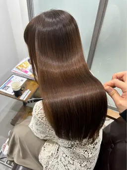 【髪質改善】酸性縮毛矯正&カット