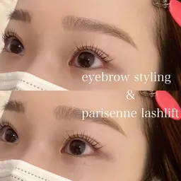 【垢抜けセット🩷】 眉毛＋まつ毛上下　¥15400　（まつ毛はお好きなデザインを選択OK）