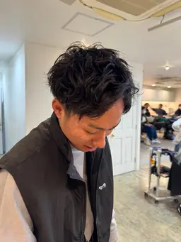 カット＋ツイストスパイラルパーマ