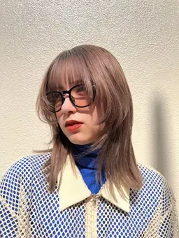 "U24"インスタでよく見る👀ミルクティーベージュ☕ダブルカラー️🙋‍♀️🌈✨ケアブリーチ付