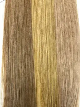 最高級人毛シールエクステ【52cm】　ハイトーン　40本　エクステカット込み