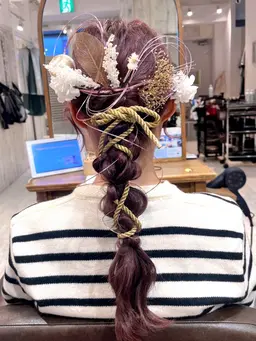 【結婚式などのお呼ばれに❣️】ヘアセット